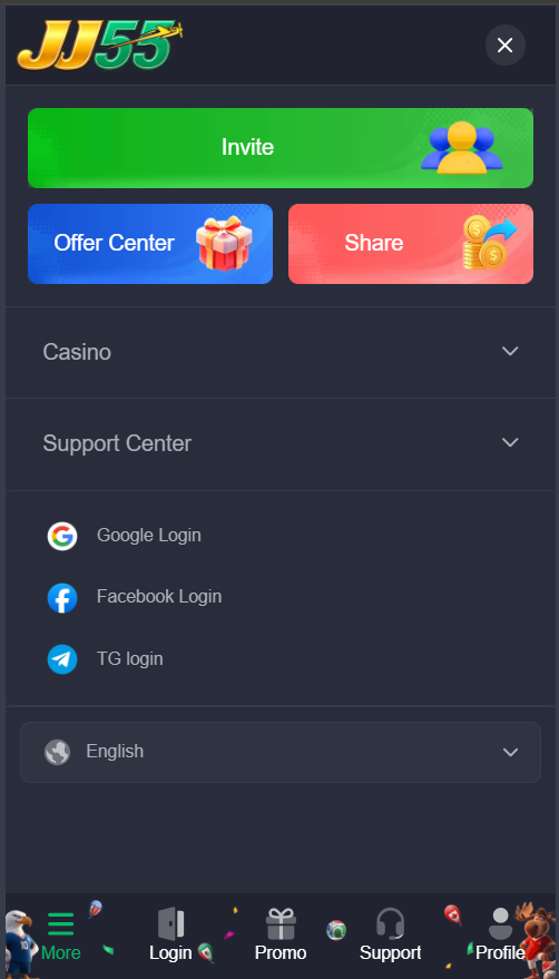 Login JJ55 App