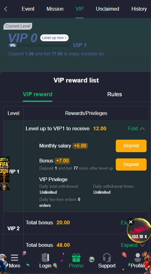 Welcome Bonus